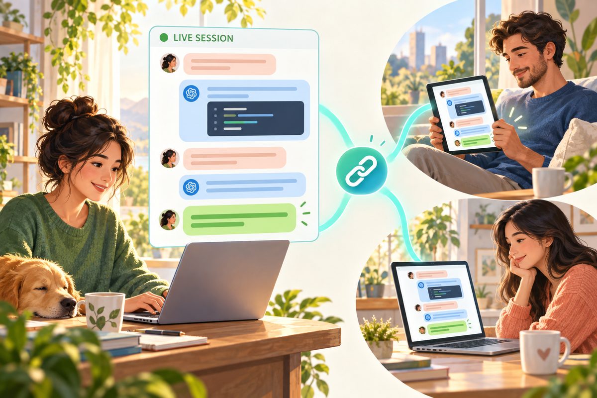 Share Claude Code & Codex CLI Sessions Live